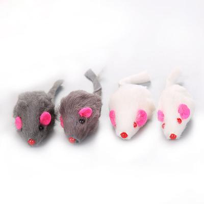 China Wholesale Cat Toys Mini Mouse Pet Mouse Cats Artificial Fur Funny Plush Toy Playing Toys For Cats Kitten for sale