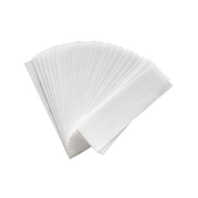 China Convenience High Quality 70gsm Portable Body Wax Strip Gentle Hair Removal Depilatory Nonwoven Wax Paper Ready To Use for sale