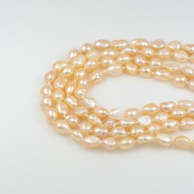 China Natural Pink Baroque Freshwater Pearl Peach Pearl Pearl Beads DIY Necklace Bracelet Earrings Jewelry Making for sale