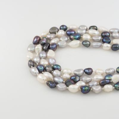 China Mixed Color Freshwater Pearl String Natural Pearl DIY Bead Jewelry Spacer Irregular Freshwater Beads for sale