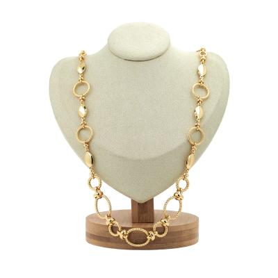 China Mingxi Punk Jewelry Chunky Necklace Gold Chain Scarf Diy Necklace Stainless Chain Necklace FASHIONABLE for sale