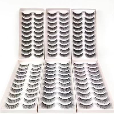 China New Style Tapered False Eyelash Naturally Curved Lashes Natural Look And Cotton Strip Soft Strong Eyelash for sale