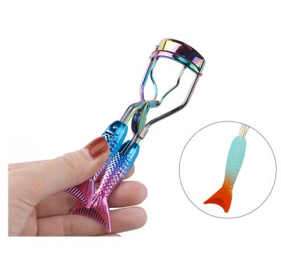 China New Arrivals New Style Shiny Beauty MERMAID Professional Shiny Beauty Custom Mini Eyelash Curler Tools Eyelash Curler False Eyelash Curler Wick Eyelash Curler for sale