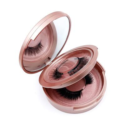 China 2022 New Arrival Conical Hot Selling Three Pairs Set Magnetic Hand Loop Magnetic Hair Silk Hair Ice False Eyelash Natural False Eyelash Curler for sale