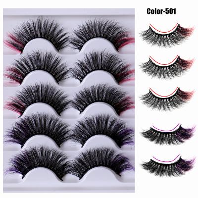 China Hot Selling High Quality Multi-stlye Wholesale Tapered Faux Mink Eyelashes Mix And Match for sale