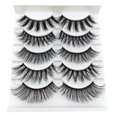 China Verson Latest Thick Long Mink Lash Soft Band Eyelashes Thick Messy Volume for sale