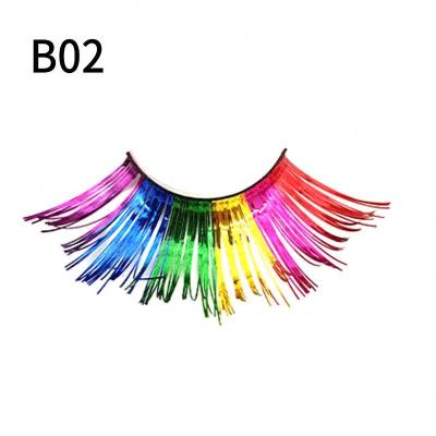 China Factory direct sale colorful silk fiber 3d eyelashes bulk seller long 25m for sale