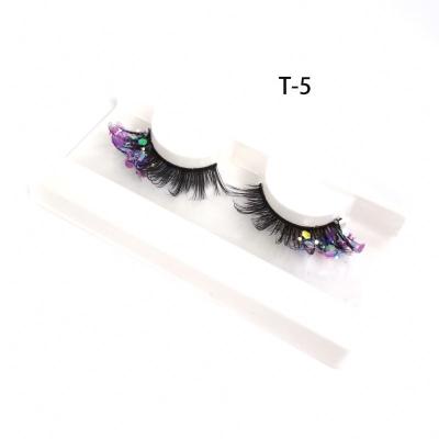 China Glitter & Shimmery Strip Light Russian Eyelash for sale