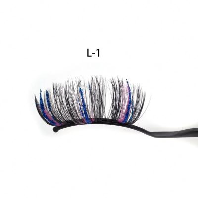 China Glitter & Tidal Volume Shimmery Bulk 25MM False Eyelashes for sale