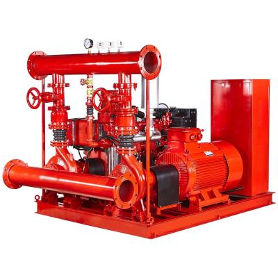 China EDJ family houses series fire fighting package with electric pump and diesel pump and jockey pump with high quality for sale