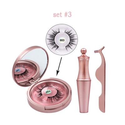 China Natural Soft Accept Orders Magnetic False Eyelashes Magnetic Eyeliner Waterproof Smudge Proof Easy To Wear Magnetic Eye Liner for sale