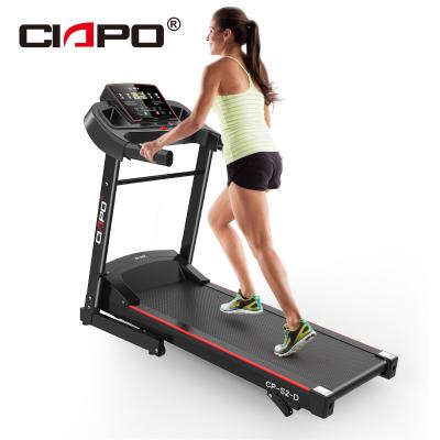 China Ciapo Fitness Machine Equipment New Style Low Noise Folding Running Electric Home Treadmill Small Size Easy Moving Indoor Steel for sale