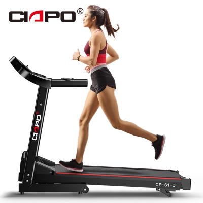 China Ciapo Home Electric Treadmill Folding Machine Selling Motorized Treadmill With Cheap Screen for sale