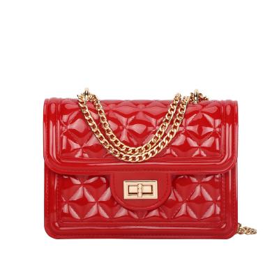 China Custom Hot Selling Women's Fashion Casual Elegance Trendy Chain Cross Shoulder Handbag Mini - Wholesale Leather Body Sling Bag Ladies Handbag for sale