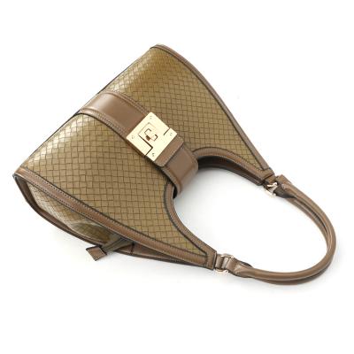 China 2022 Hot Selling PU Leather Female High Quality Fashionable Women's Fashion Vintage Shoulder Sling Bag Custom Handbags Handbag for sale