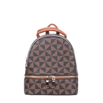 China Fashion Custom Hot Casual Vintage Mini Lady Women None Bags PU Leather Wholesale Famous Brands Luxury Designer Backpack 2021 for sale