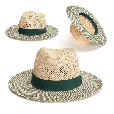 China Character Panama Straw Hat Custom Logo Paper Wholesale Fashion Beach Manufacturer OEM ODM Service Customized Unisex Adults Plain Character for sale