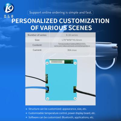 China 10S 12S 14S 15S 16S 48V 59V Balance BMS para Lifepo4 Li-Ion Bateria NMC de íons de sódio à venda