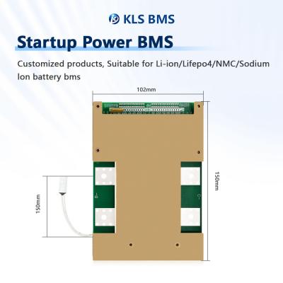 China 3S-24s 35A-60A NCM LiFePO4 BMS Starting Board 600A-1200A For Automobile Starting Battery for sale