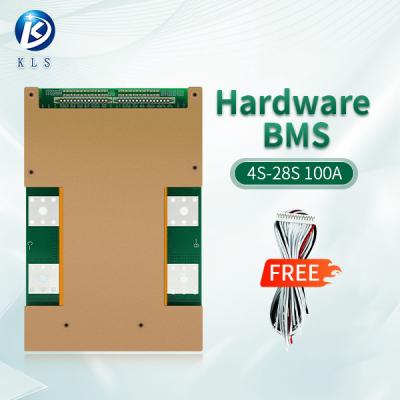 China 4s-28s 100a Max Smart BMS Board Energy Storage Lifepo4 Nmc Sodium Ion Battery Protection for sale