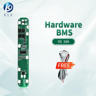 Κίνα OEM ODM 6S 16A μπαταρία λιθίου BMS επιφάνεια για ηλεκτρονικά εργαλεία / ηλιακή μπαταρία προς πώληση