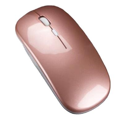 China 3D 2.4G High Quality Ultra-thin Mute LED Mouse Light Charging Wireless Mouse For Computer Desktop for sale