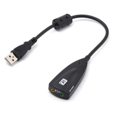 China Audio Device 5HV2 USB 71 Channel Sound Adapter cm108 7.1 USB 2.0 Standalone External Sound Card for sale