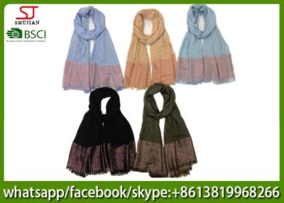 China China supplier Gilding spring summer scarf 70*180cm 100% Viscose pashmina keep fashion wrap for sale