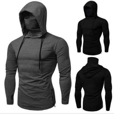 China Wholesale Anti-Wrinkle Mens Hip Hop Hoodies Men's Sweatshirt Long Sleeve Plain High Quality Face Masked Men's Pullover Hoodies for sale