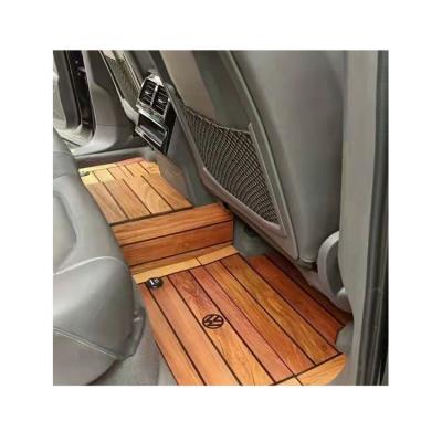 China Wholesale Price Factory Wholesale Price Shaped Modern Stylish Solid Wood Floor Mat Car Wood Mat for sale