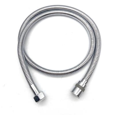 China 120cm 150cm Modern Stainless Steel Shower Hose Nut Solid Brass Connection Inside EPDM Pipe Shower Hose for sale