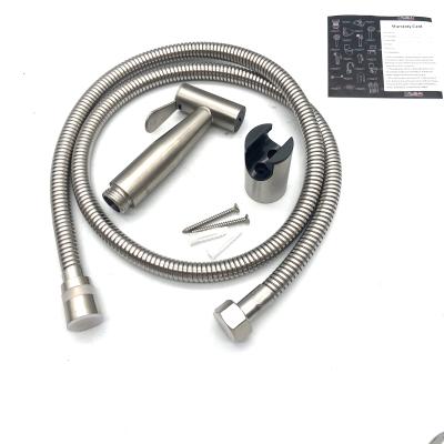 China MSC10303 stainless steel traditional habd held shattaf kit, toilet bidet sprayer kit, ss pour hose ss bracket for sale