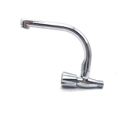 China Thermostatic Faucets Water Saving Chrome Plated High Quality Brass Wall Mounted Cold Water Kitchen Faucet for sale