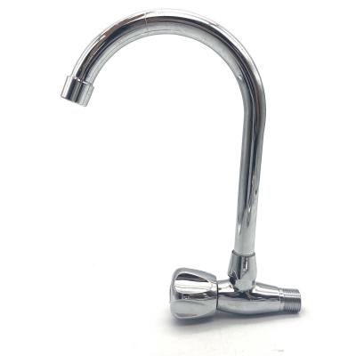 China Wall Mounted Brass Body Kitchen Faucets Good Price Kitchen Sink Faucet Hole Handle Single Cold Water Thermostatic Faucet for sale