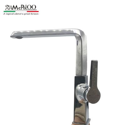 China MCPOLOO Modern Slap-Up High Quality Single Handle Deck Mounted Kitchen Faucet Hot Water / Cold for sale