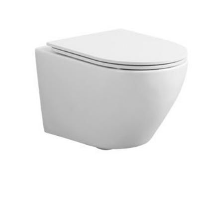 China Double-Flow MCPOLOO One Piece Toilet Wall Hung Ceramic Toilet 490*365*370mm p-180mm White Colors for sale