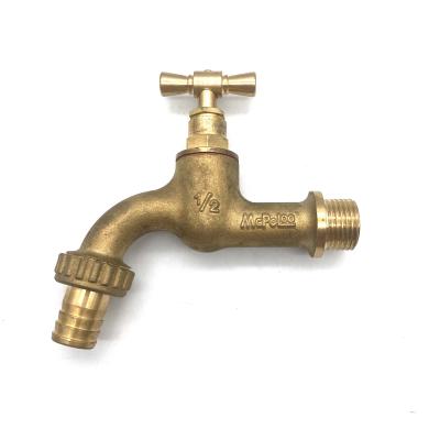 China MWT20406 modern high quality garden faucet brass bibcock plated brass bibcock Bibcock water tap faucet for sale