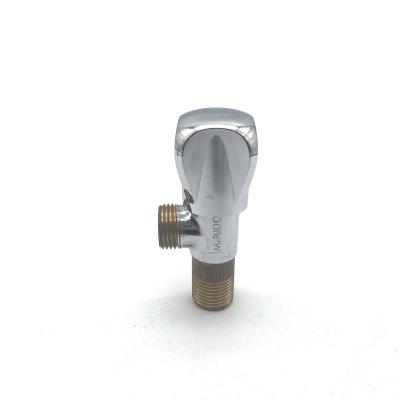 China TOILET MAV20102A CHROME New Design Angle Valve Angle Stop Valve Brass Toilet Angle Valve for sale