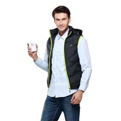 China USA Dropshipper Snowwolf Dewalt Motorcycle Sportswear Breathable Rechargeable Health Care Heated Vest With Hood for sale