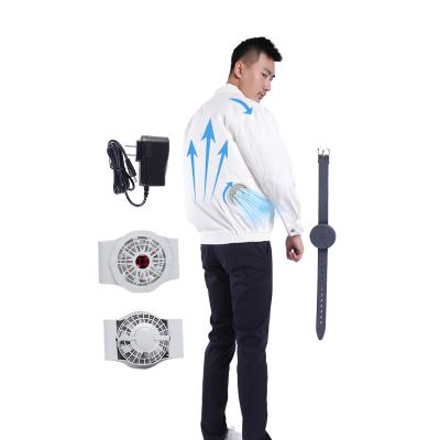 China Workers Customized Wireless Control Fan Flame Retardant Clothing for sale