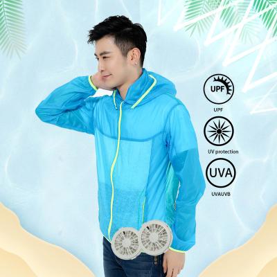 China OUBO Group Sun Anti Skin Jacket UV QUICK DRY Coat Women Men Outdoor Light Protective Anorak Jacket for sale