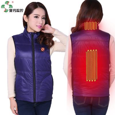 China New Arrival 5V USB Breathable Winter Smart Women Heating Down Vest for sale