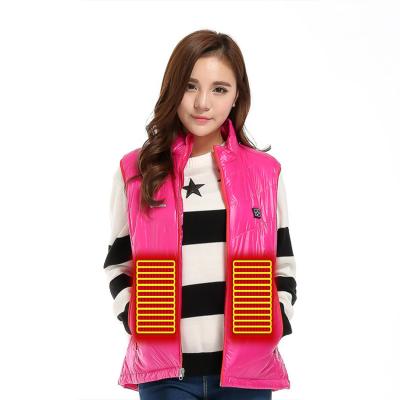 China Waterproof Custom Comfortable Lightweight Ladies Down Heated Vest for sale