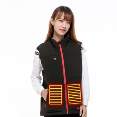 China New Arrival Waterproof Electric External Temperature Wire Automatic Fasting Heating Vest for sale