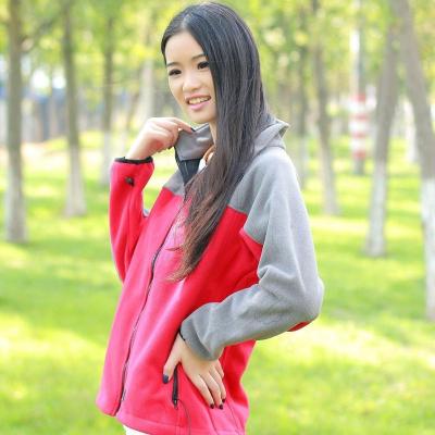 China Winter Sustainable Women Electric Rechargeable Heating Fleece Clothes Heated Fleece Jacket for sale