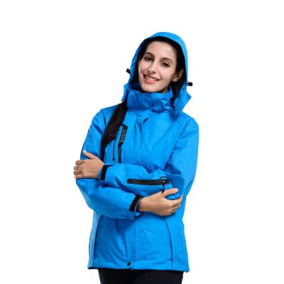 China Custom Rechargeable Heated Winter Women Anorak Electric Battery Windproof Hiking Jacket for sale