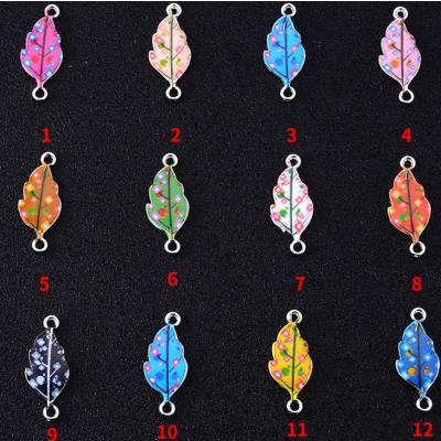 China CLASSIC Leaf Shape Connector Charm For DIY Jewelry Accessories DIY Jewelry for sale