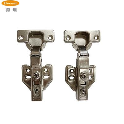 China Modern Decent 4 Hole Slide On Hydraulic Fixed Type Hinge Soft Close Hinges cabinet hinge  For Hardware Furniture for sale