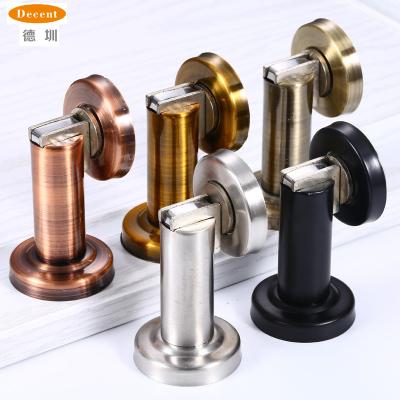 China Modern Door Accessories Engineering Door Suction Strong Magnetic Stainless Steel Door Stopper for sale