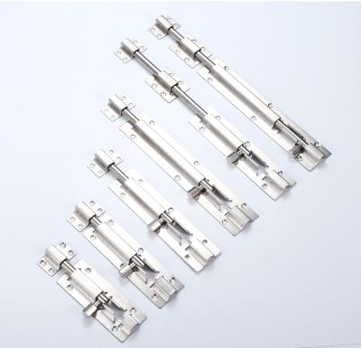 China Modern Stainless Steel Security bolt lock with left & right direction sliding latch for sale